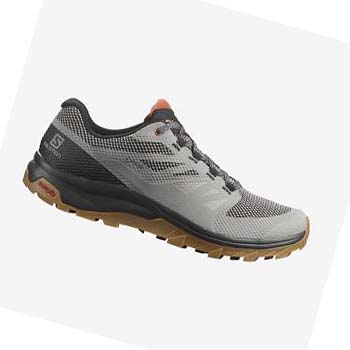 Salomon OUTLINE GORE-TEX Turisticke Topanky Panske Siva Čierne | SK 2027GSO